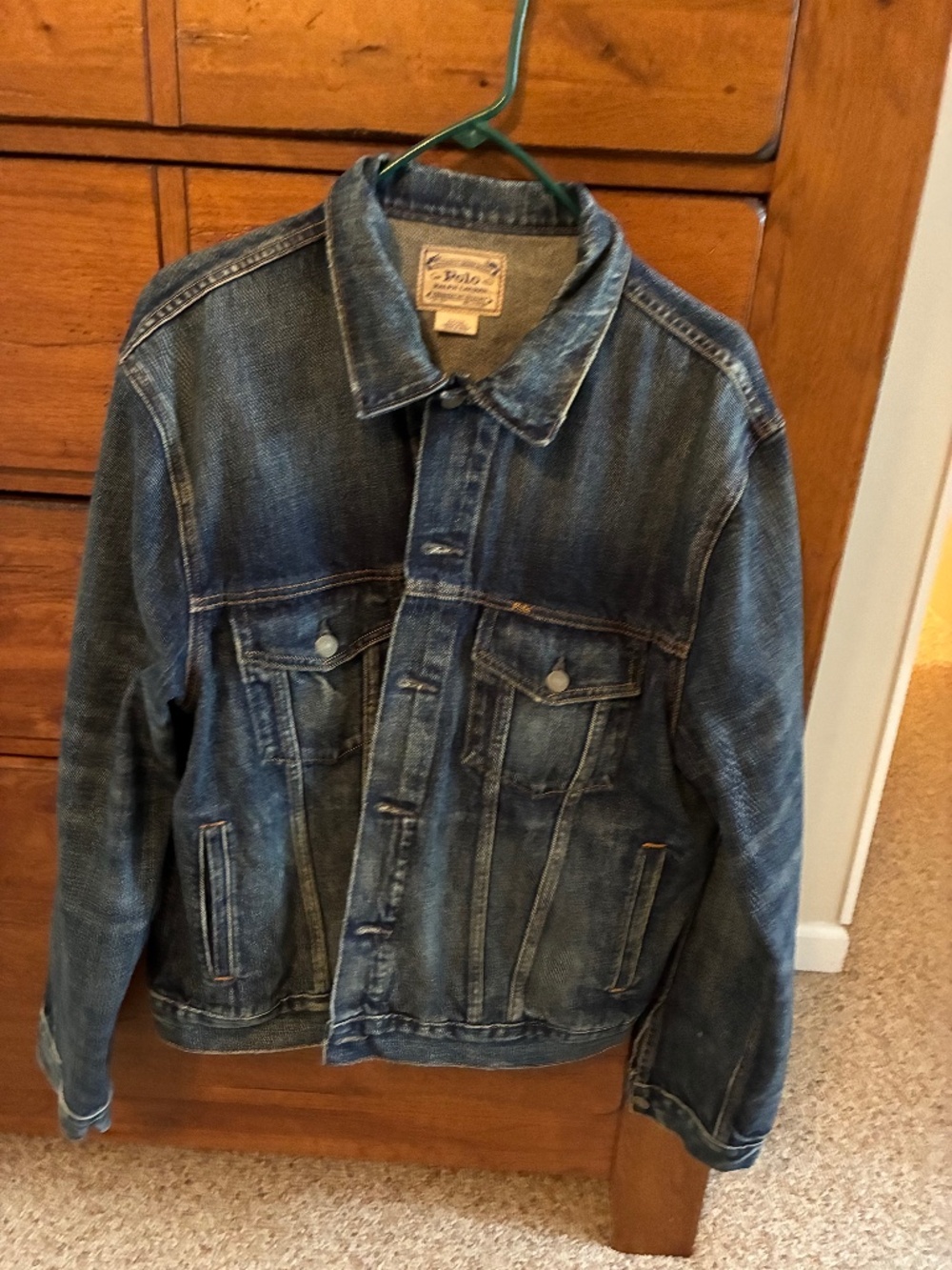 EUC: Ralph Lauren Polo denim jacket men’s XL